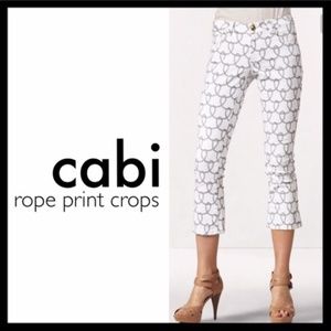 CAbi Rope Print Capri